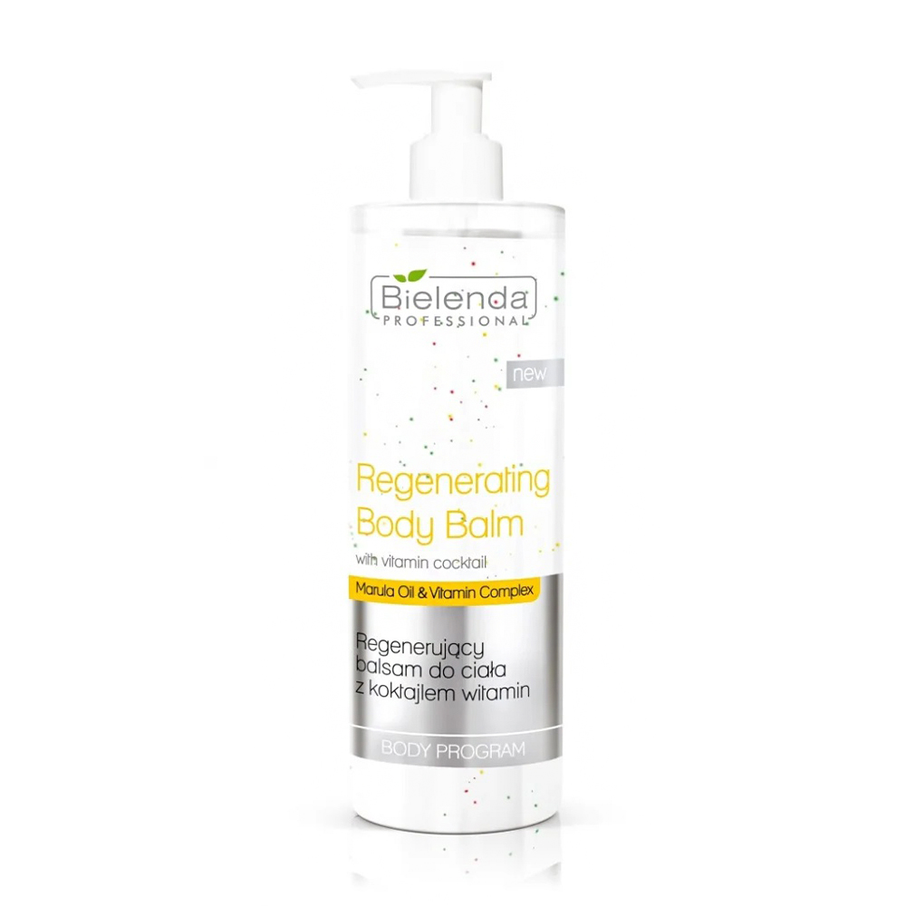 Регенерувальний бальзам для тіла Bielenda Professional Body Program Regenerating Body Balm з коктейлем вітамінів, 490 мл